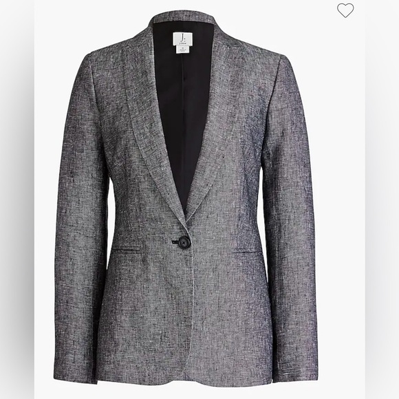 J. Crew Jackets & Blazers - J CREW One-button linen blazer SIZE: 2